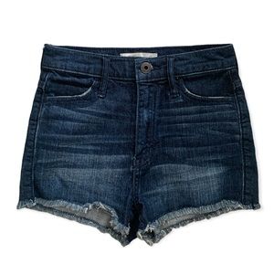 Abercrombie kids high waisted denim shorts